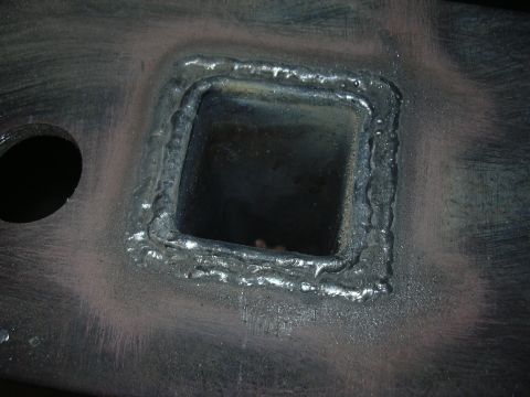 1991 Ford Bronco - Next weld, inside and outside of groove