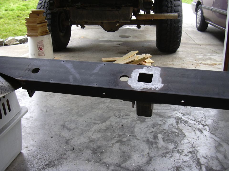 Here you can see the holes drilled for the license plate