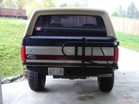 1991 Ford Bronco - License plate installed