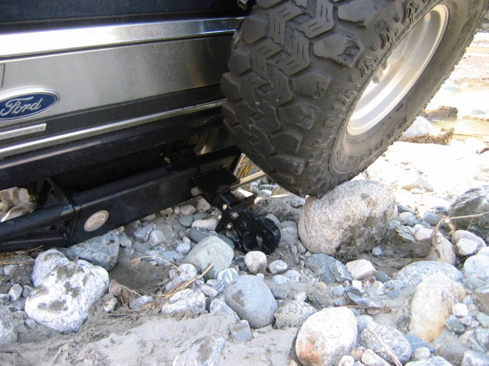 all 5 tires touching the ground