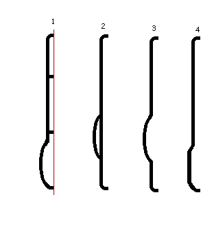 1979 Ford Bronco - Diagram illustrating four distinct grille designs, with a Supermotors.net watermark.
