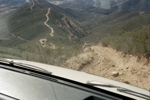 1990 Ford Bronco - My GF tells me she doesn't like heights at this point. just a bit late. yes she was nervous, told her this was nothing...YET.