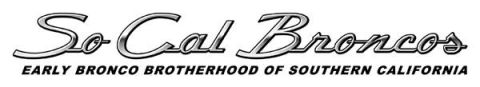 1966 Ford Bronco - Logo for the Early Bronco Brotherhood of Southern California, also known as So Cal Broncos.
