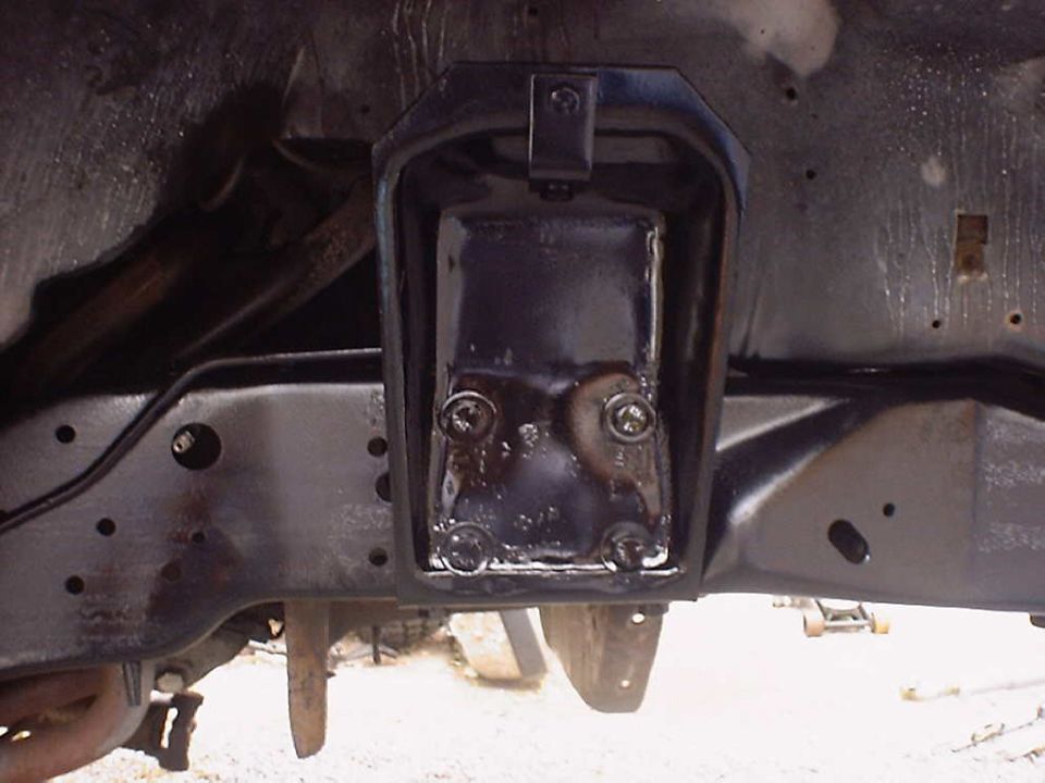 Assembled front axle part on black frame