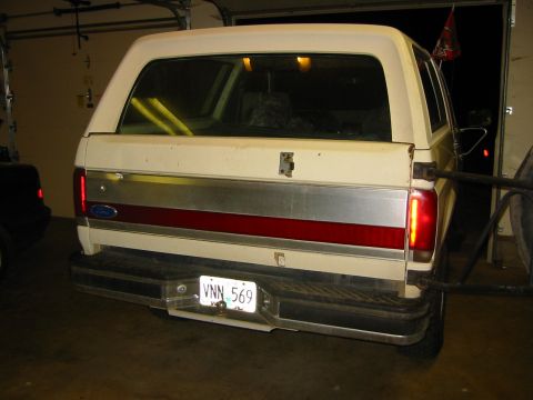 1988 Ford Bronco - pic of old tailgate