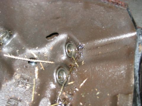 1992 Ford Bronco - (Update) This whole is a normal part of the block casting process and will not harm the engine in any way. Not sure what this hole is from…