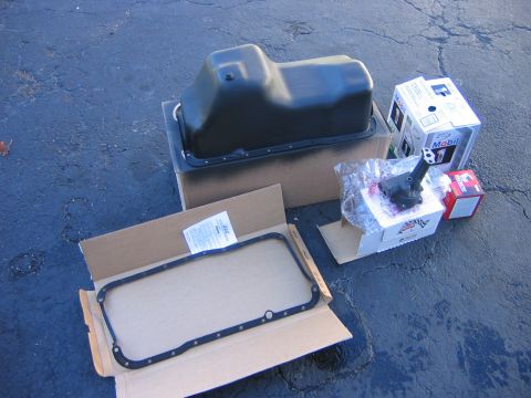 1995 Ford Bronco - As many of us FSB owners know the oil pan has a tendency to rust out, and what a wonderful thing because of how much work it takes to chang…
