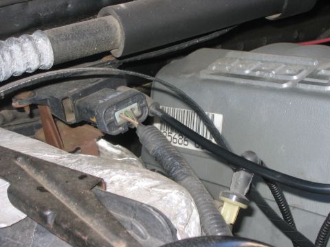 1995 Ford Bronco - Jacked it up until the upper intake hit the fire wall.