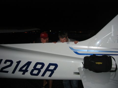 1989 Ford Bronco - These are the pilots....biting the airplane....hmm maybe they shouldnt fly on the way back.