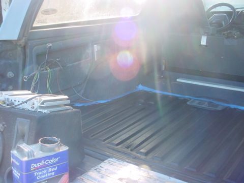 1988 Ford Bronco - Gonna have to wrap those wires up now..can't hide under the carpet any longer.