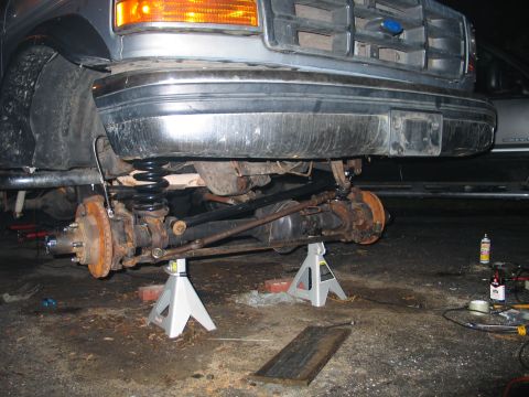 1992 Ford Bronco - weighted front