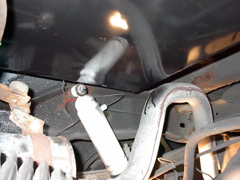 1986 Ford Bronco - Here's a shot with the new under floor storage compartment welded in. At 22" wide the box leaves room for the shocks to be removed all the…
