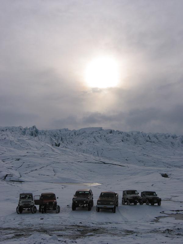 Group shot at the glacier..