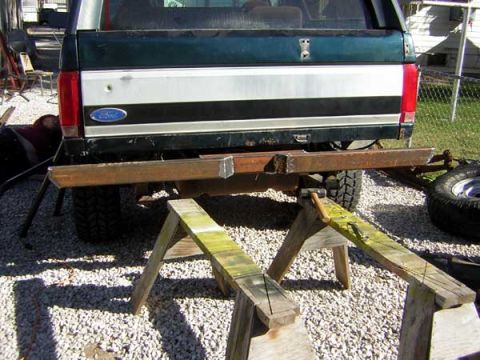 1995 Ford Bronco - Custom bumper fabrication for a 1992 Ford Bronco.