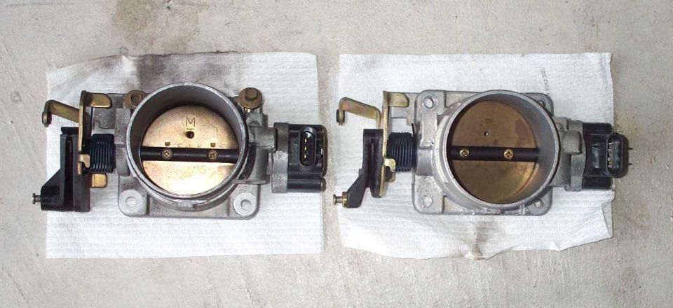Stock 65mm TB vs. 70mm FRPP TB.