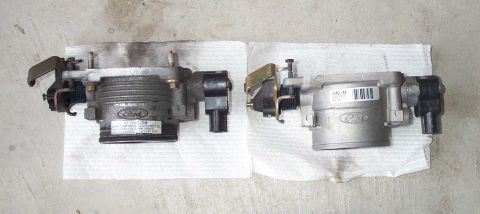 1998 Ford Crown Victoria - Stock 65mm TB vs. 70mm FRPP TB. (top view)