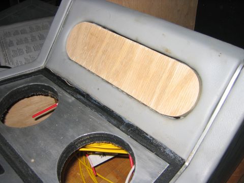 1995 Ford Bronco - The insert that will some day have some kind of symbol on it....no money right now.