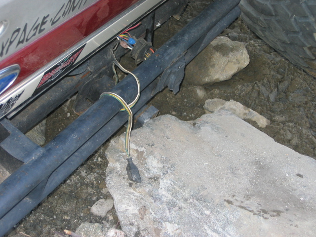 stuck on a rock