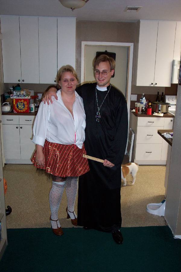 My wife and I, Halloween 2004