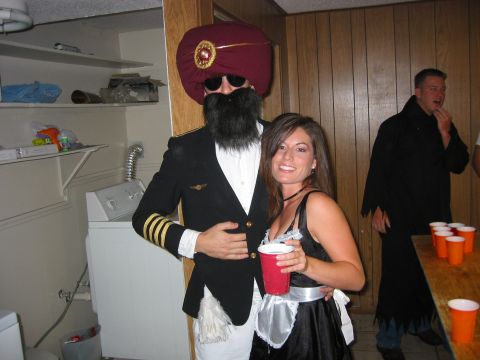 1989 Ford Bronco - Me and Kristin at party #1...