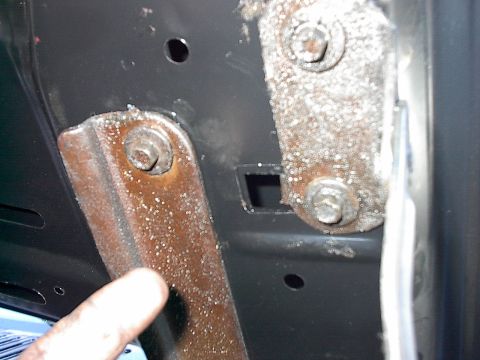 1986 Ford Bronco - Remove hood bolts and transfer U-nuts over to new hood. Disconnect underhood light, ground strap and........