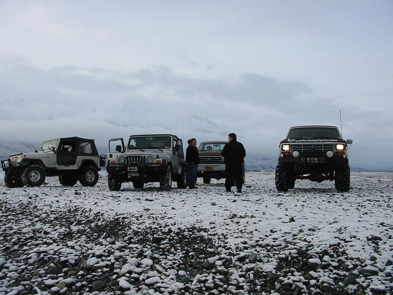 Group shot. Man the bronco looks like a monster in th is one.