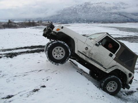 1985 Ford Bronco - Another angle of bill geting on it.