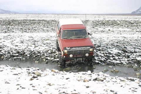 1985 Ford Bronco - Me crossing a little stream.