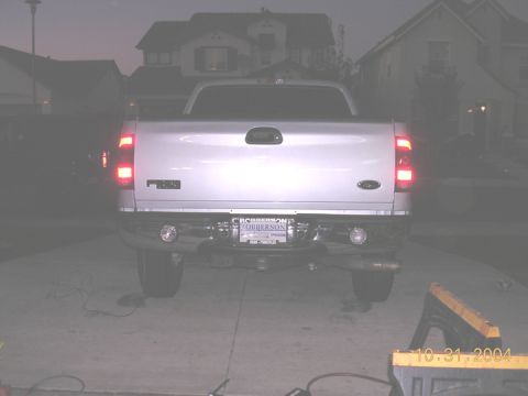 2004 Ford F-250 - reinstalled the bumper