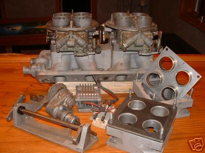 1970 Ford Mustang - Experimental 2 Holley Dominator Individual Runner intake manifold with correct carbs and offset distributor