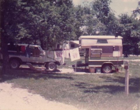 1978 Ford Bronco - The home made camper Dad pulled behind the Bronco