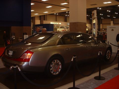 1999 Ford Crown Victoria - 2005 MayBack 62 built by Mercedes-Benz. Worth about $3,570,000.