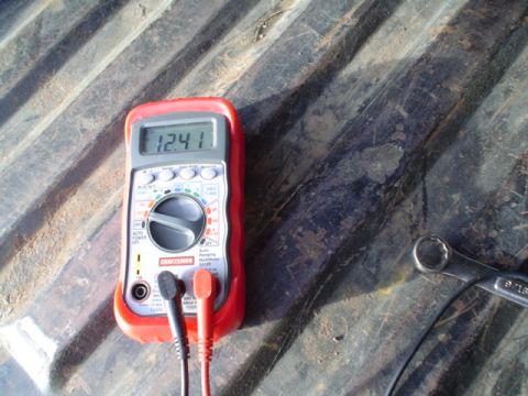 1981 Ford Bronco - This was the voltage of my Main battery before the install. I dont think my battery is getting fully charged since its supposed to be about…