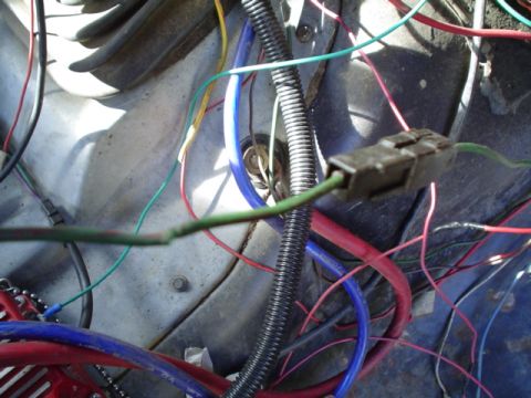 1981 Ford Bronco - most years should have the same green and red wire. it goes from 12V S to your voltage regulator. It is now going to turn on the alt when t…