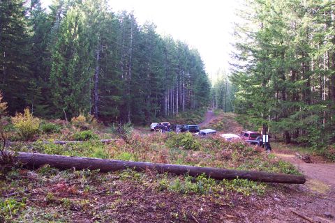 1996 Ford Bronco - Group Drving Along Powerline