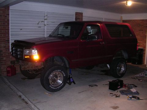1995 Ford Bronco - Rear is done...and so am I for the day