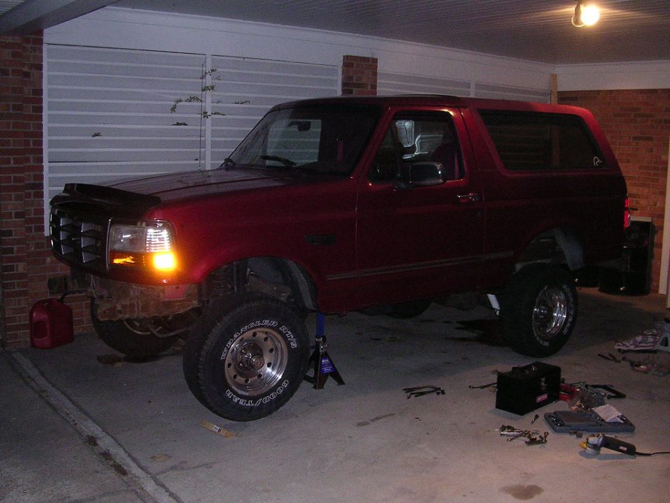 Rear is done...and so am I for the day