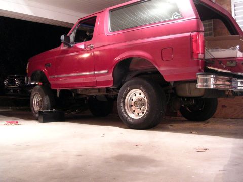 1995 Ford Bronco - The finished product. Waiting on body lift and tires now