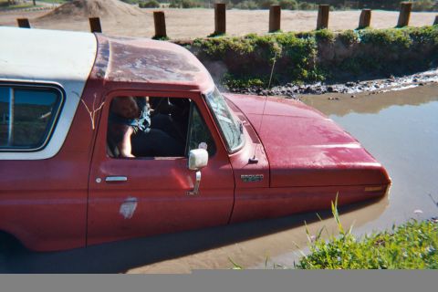 1978 Ford Bronco - This 1978 Ford Bronco appears to be stuck in a body of water.