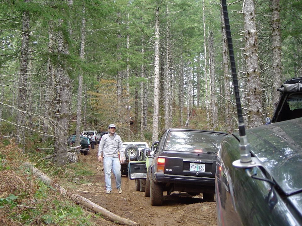 Going up a trail on Archers
