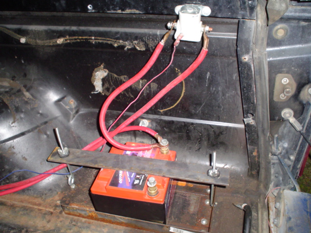 I bought and soldered a new end on my short battery-solenoid cable since I cut it in half.  44 cents, some plumbing solder and a map gas torch was all it took.