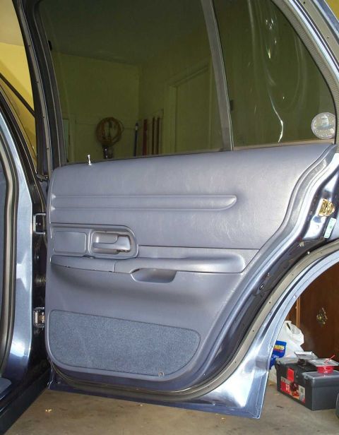 1998 Ford Crown Victoria - The stock rear door.