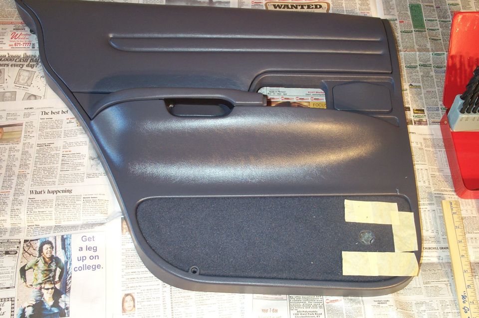 I used a hole saw to drill and a small drill bit to make the required holes.