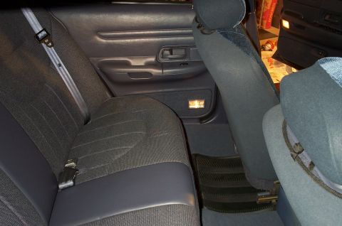 1998 Ford Crown Victoria - Here's the lamp, installed in the other door. Note the courtesy lamp that I also installed on the front doors.