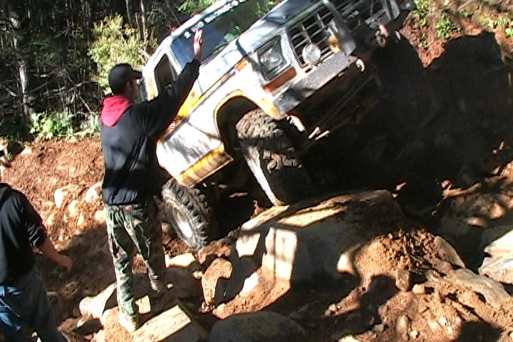 Tony Trying to go up Mini Rubicon
(11/6/2004)