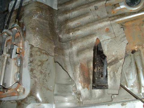 1986 Toyota Corolla - Removal of tar paper