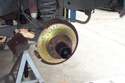 1995 Ford Bronco - New PowerStop Extreme rotors and pads should help immensly over the stock setup!