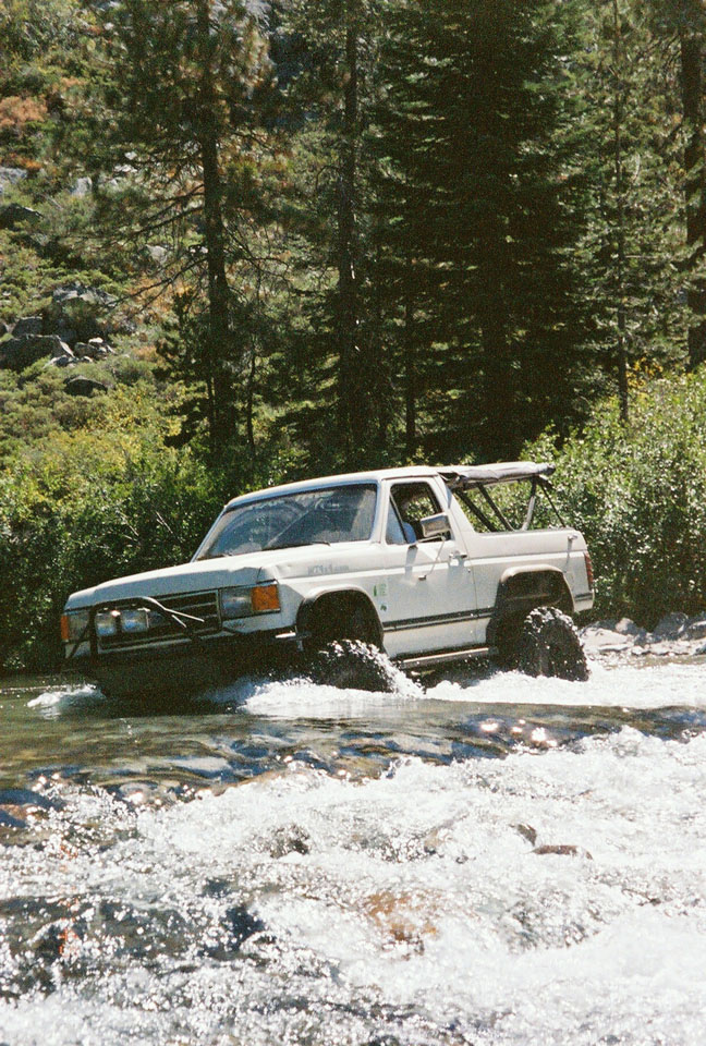 Dave at the first water crossing