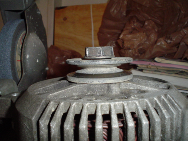 slapping on the pulley... thats not gonna work.