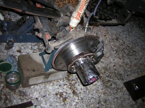 1995 Ford Bronco - final brake parts installed